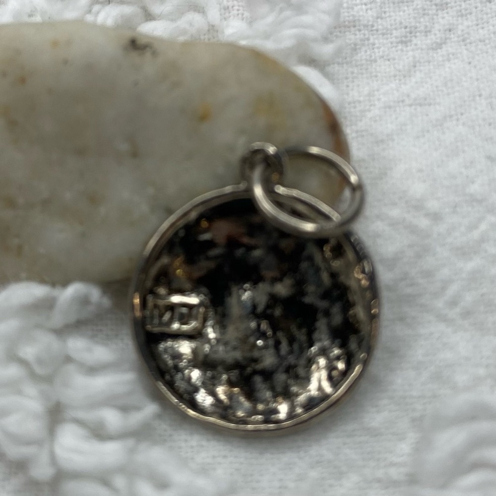 MINI METAL PAW PRINT CHARM Dog Lover Puppy Love Memento Furry Friend Lap Buddy - Picture 2 of 3